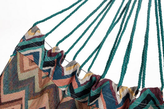 Amaca Cotone Multicolore Boho da Giardino 91x200cm - COSTA Colore: Multicolore