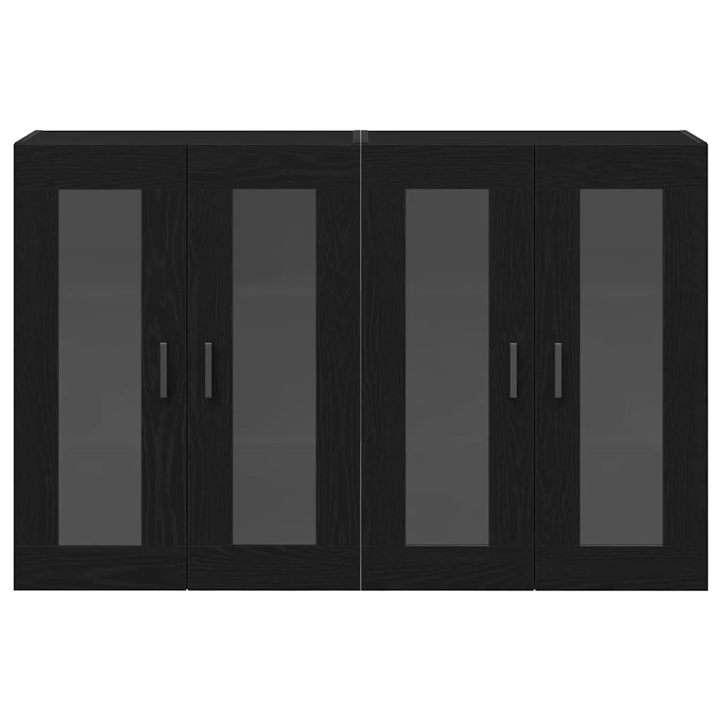 Armadi da Parete 2 pz Rovere Nero 69,5 x 34 x 90 cm CFW4371140