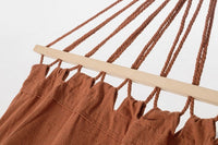 Amaca Cotone Verde Boho da Esterno 100x200 cm - SIERRA Colore: Rosso