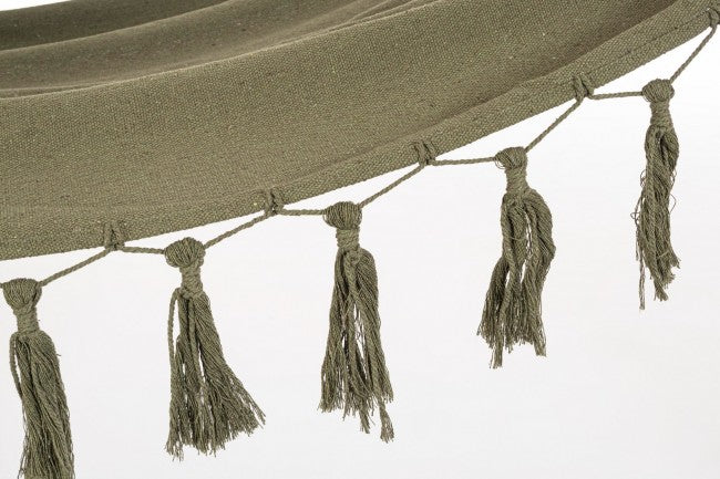 Amaca Cotone Verde Boho da Esterno 100x200 cm - SIERRA Colore: Verde
