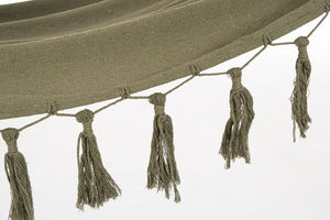 Amaca Cotone Verde Boho da Esterno 100x200 cm - SIERRA Colore: Verde