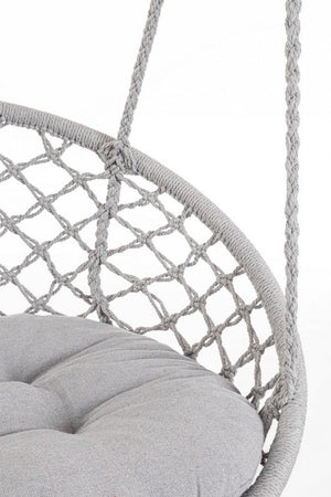Amaca Pensile in Cotone Grigio Boho da Esterno - MONTANA Colore: Grigio