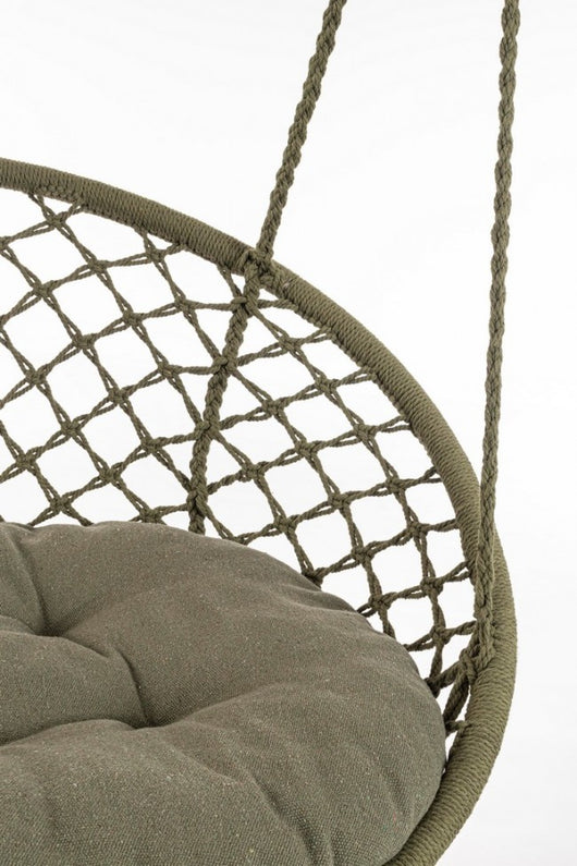 Amaca Pensile in Cotone Grigio Boho da Esterno - MONTANA Colore: Verde