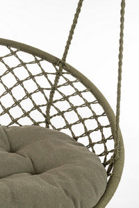 Amaca Pensile in Cotone Grigio Boho da Esterno - MONTANA Colore: Verde