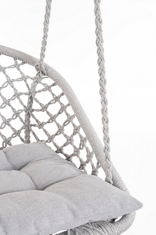 Amaca Pensile in Cotone Bianco Boho da Esterno - MONTANA Colore: Grigio