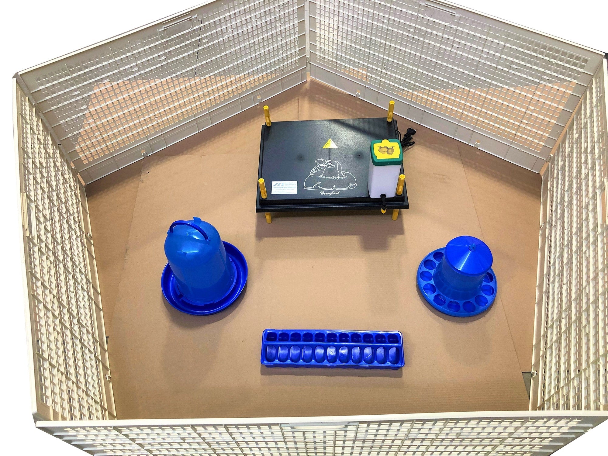 Recinto Svezzamento per 50 Pulcini + Accessori Borotto