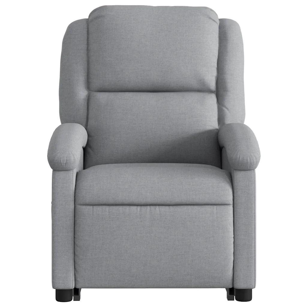 Poltrona Reclinante Alzapersona Elettrica Grigio Chiaro Tessuto 3204188