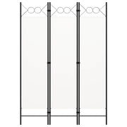 Paravento a 3 Pannelli Bianco 120x180 cm 320699