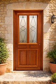 Porta d'ingresso in legno Exo modello 'BAYA' 200X80 a sinistra a spinta (dimensioni della tabella) senza maniglia