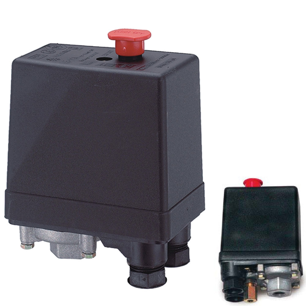 PRESSOSTATO UNIVERSALE 95-125 PSI PER COMPRESSORE D'ARIA 4 PORTE - Foto 9