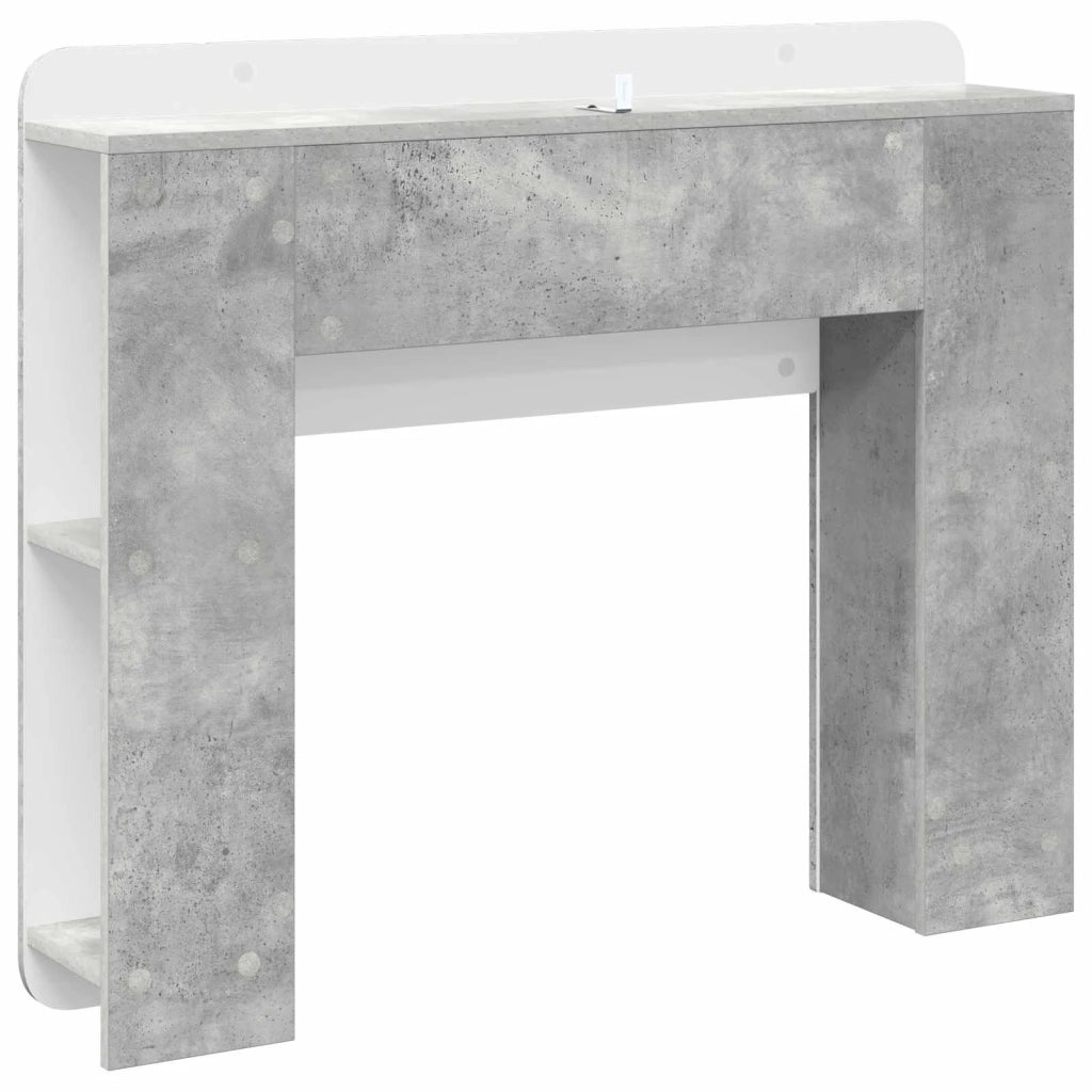 Testata del letto Grigio Cemento Legno ingegnerizzato 8001195