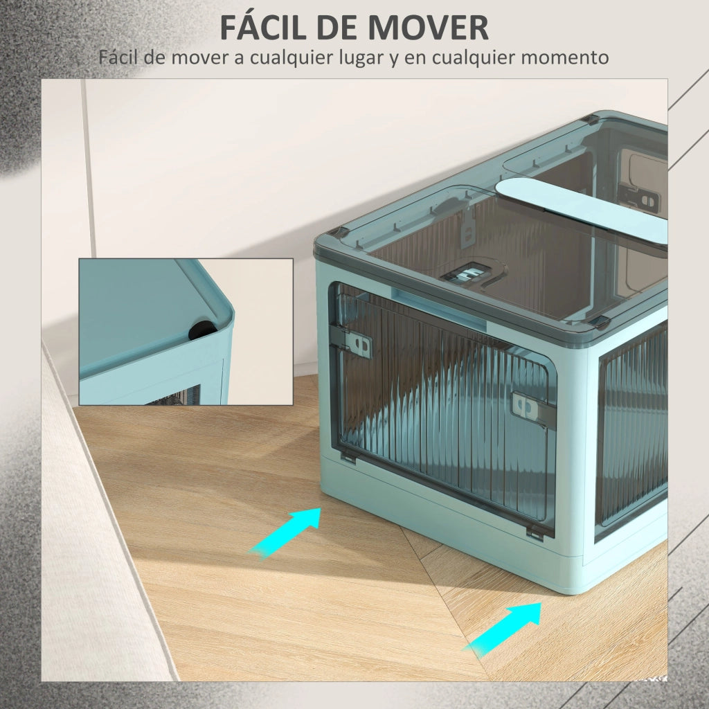 Cassa di Stoccaggio 69L ¨C zephmum ¨C Blu 60x42x34 cm