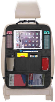 Protezione Sedile Auto Acqua Resistente - Protezione Sedile Auto Posteriore - Protezione Sedile Auto per Bambini - Organizzatore Sedile Auto - Organizzatore Sedile Auto Universale Adattabile - 65 x 46 cm - Organizzatore Sedile Auto