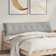 Cuscino per Schiena Grigio chiaro 200 x 50 cm