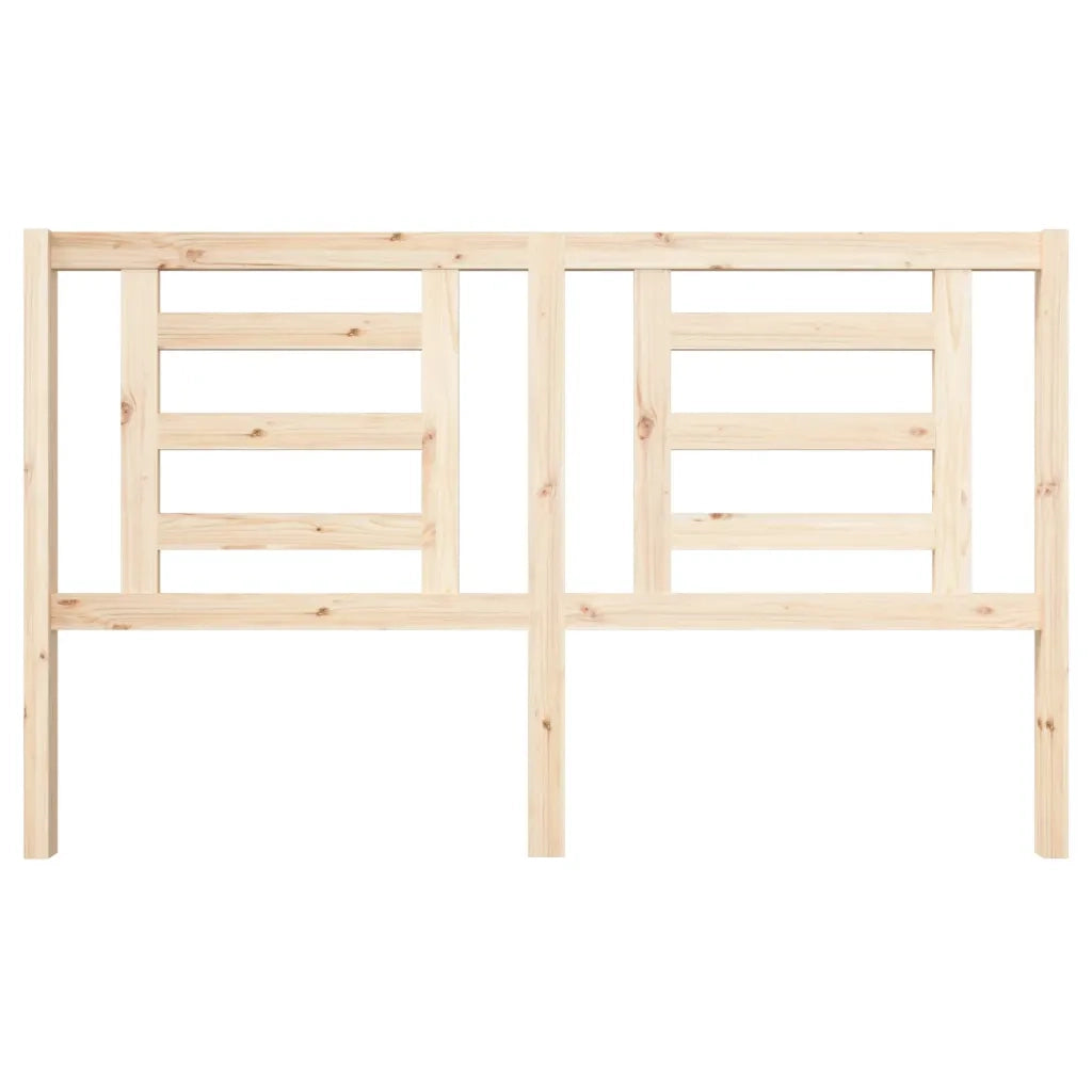 Testiera per Letto 166x4x100 cm in Legno Massello di Pino 818830