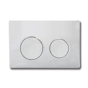 Placca di scarico doppio tasto in ABS cromato
