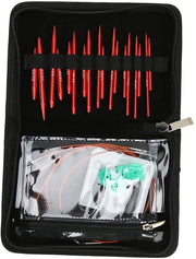 Set di Aghi per la Cucitura - Aghi Ronde in Alluminio/Acciaio Inossidabile - 18 Pezzi - Borsa di Riposo - Adatto per la Cucina - Diverse Dimensioni