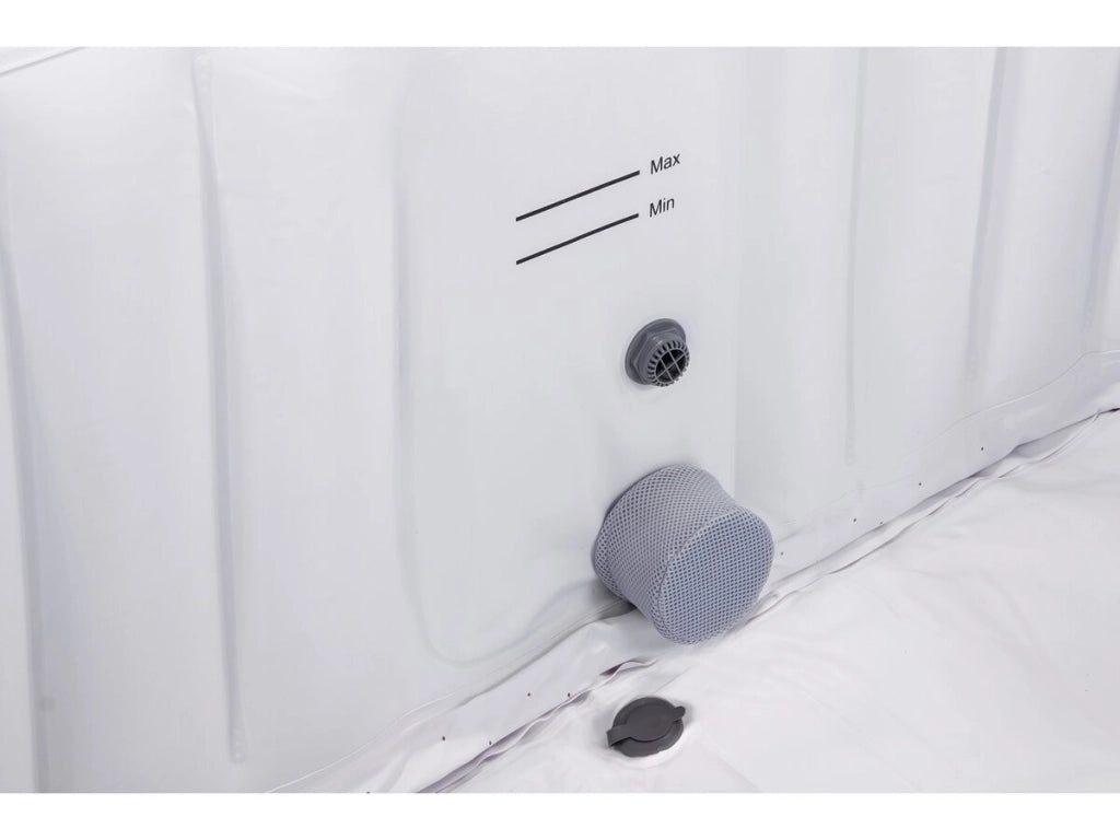 Spa gonfiabile "RIVIERA" in PVC - 6 posti - Grigio/bianco