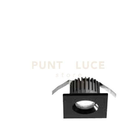 OMNIA FARETTO DA INCASSO A LED 3W NERO 3000K 195LM L.4,8CM