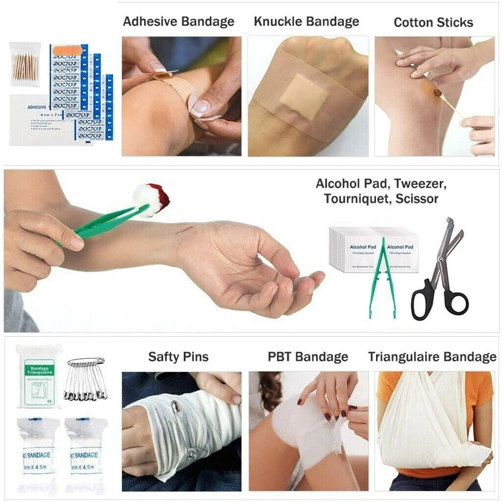 Kit Pronto Soccorso 391 Pezzi ¨C Xylo ¨C Emergenze Mediche Casa Auto Lavoro Viaggio