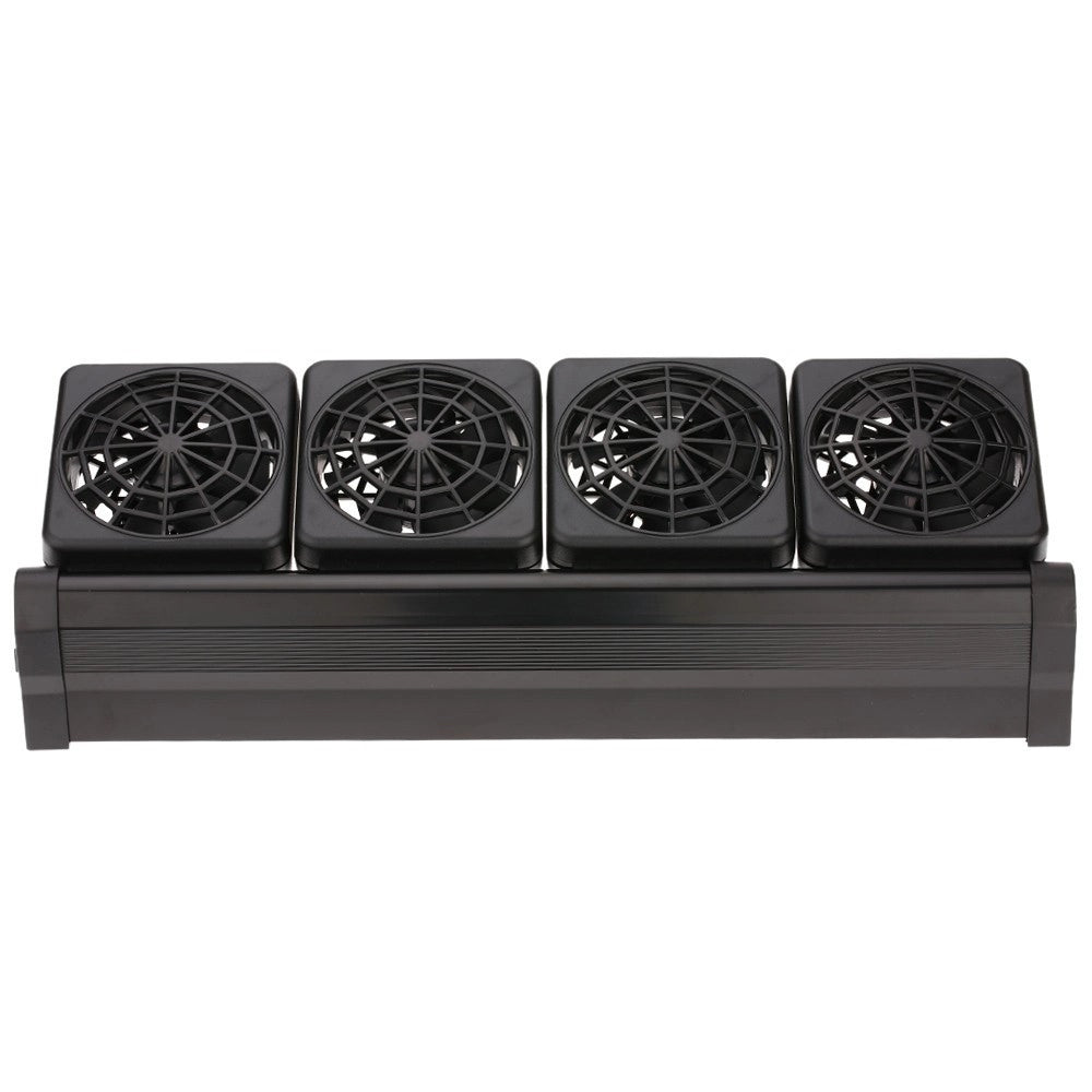 Trade Shop - Ventola Raffreddamento Fs604 Per Acquario 4 Ventole Acqua Acquario Dolce Marino -