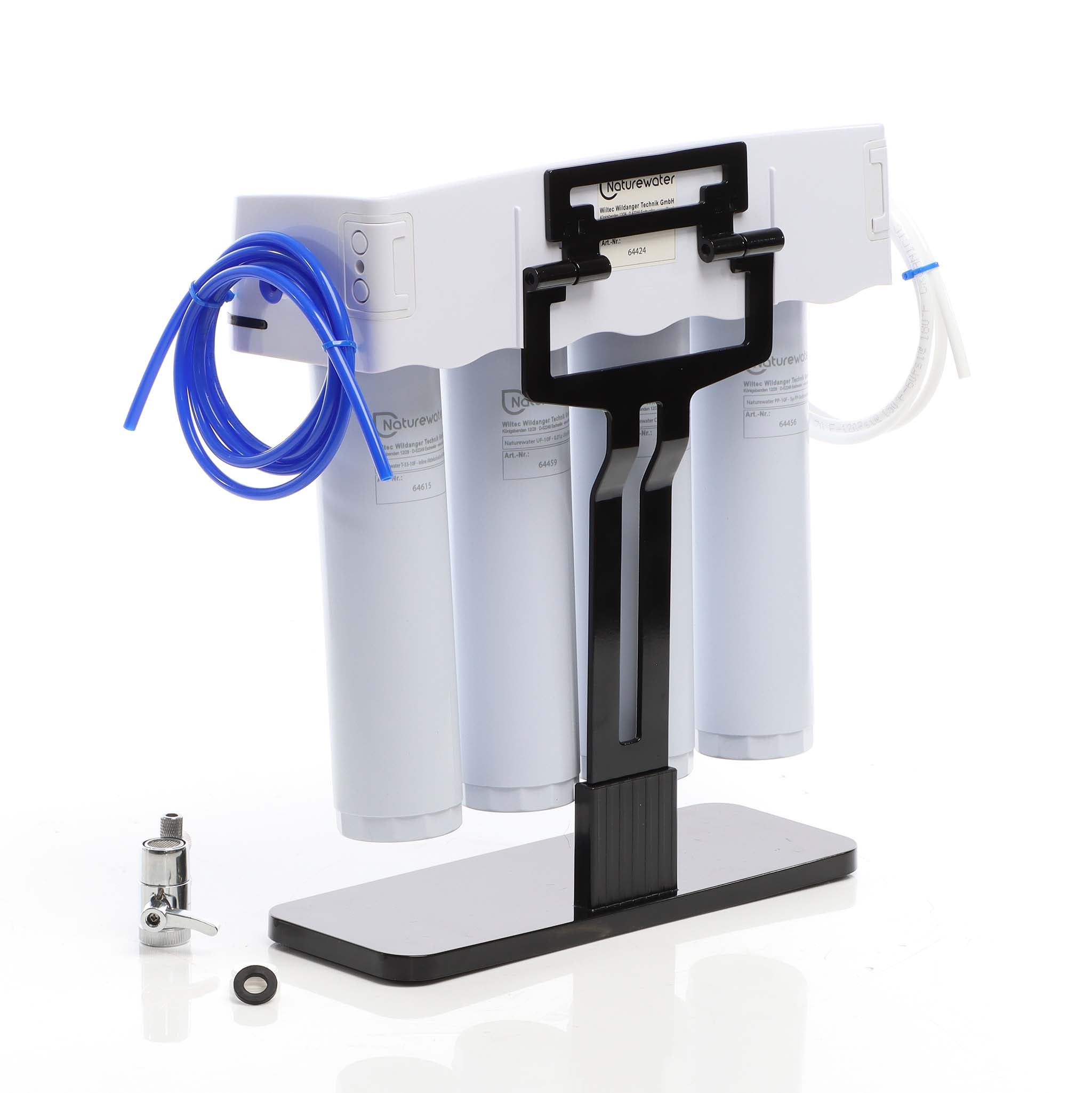 Filtro acqua NW-4-PPCTOUFT33, Sistema di filtrazione a 4 livelli con cartucce, montaggio a parete