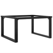 Telaio Gambe a O per Tavolino da Salotto 80x70x43 cm in Acciaio