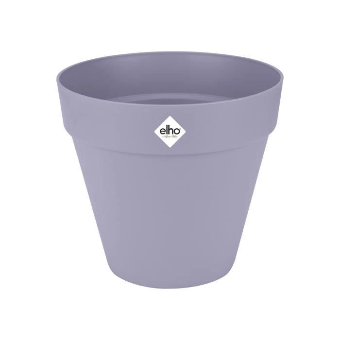 Vaso da fiori - Elho - Loft Urban Round - Viola - L 29 x P 28,5 x H 26 cm - Esterno - 100% riciclato