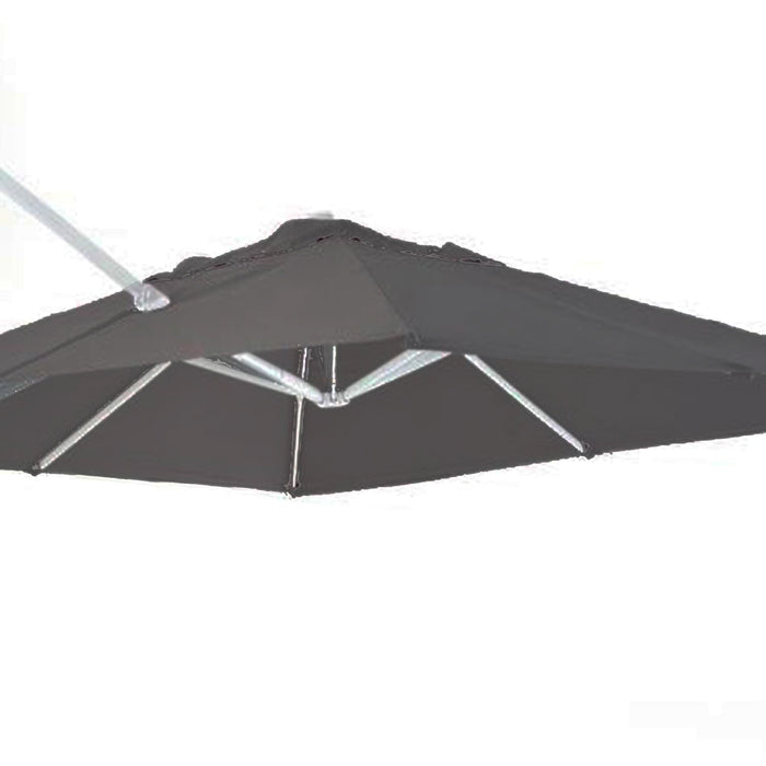 Marvin Telo Ricambio Per Ombrellone Palo Decentrato Giardino Senso 3X3 3X4 Copertura Esterno Grigio/3 X 4