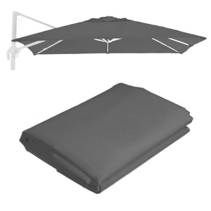 Marvin Telo Ricambio Per Ombrellone Palo Decentrato Giardino Senso 3X3 3X4 Copertura Esterno Grigio/3 X 4
