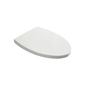 Sedile in termodurente con cerniere in acciaio per vaso day sospeso e filo muro