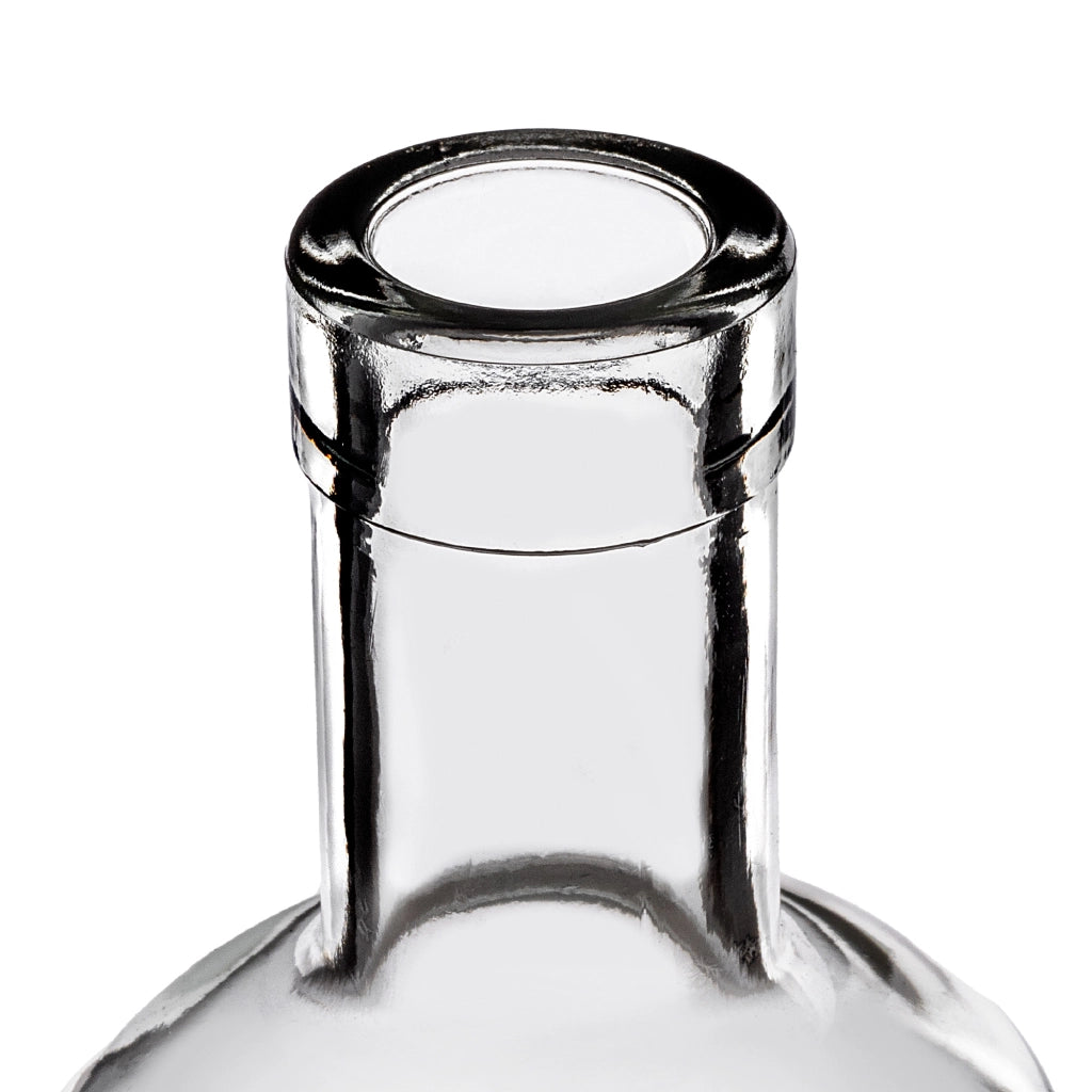 Bottiglie in vetro KADAX Tadek da 250 ml per vino, liquori, distillati clandestini, 50 pezzi con tappo di sughero