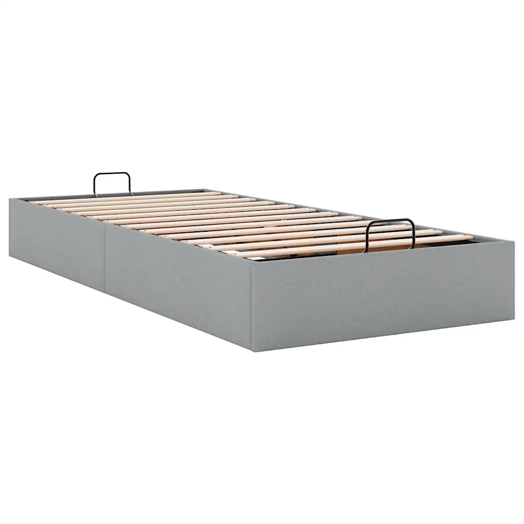 vidaXL Struttura Letto Pouf senza Materasso 90x200 cm in Tessuto