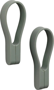 Magnetici Maniglioni per Asciugamani in Stile per Cucina e Bagno in Verde Oliva, Set da 2