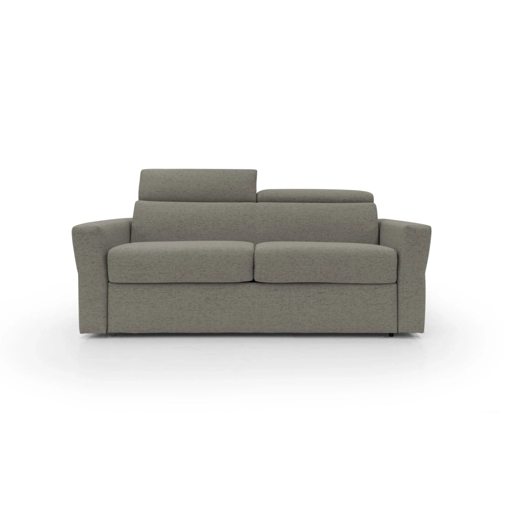 Avalon Divano letto con materasso H18 200 cm (mat. 140x197 cm) marrone