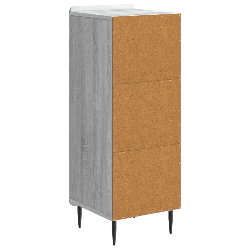 Credenza Grigio Sonoma 34,5 x 33 x 92 cm Legno ingegnerizzato 894371