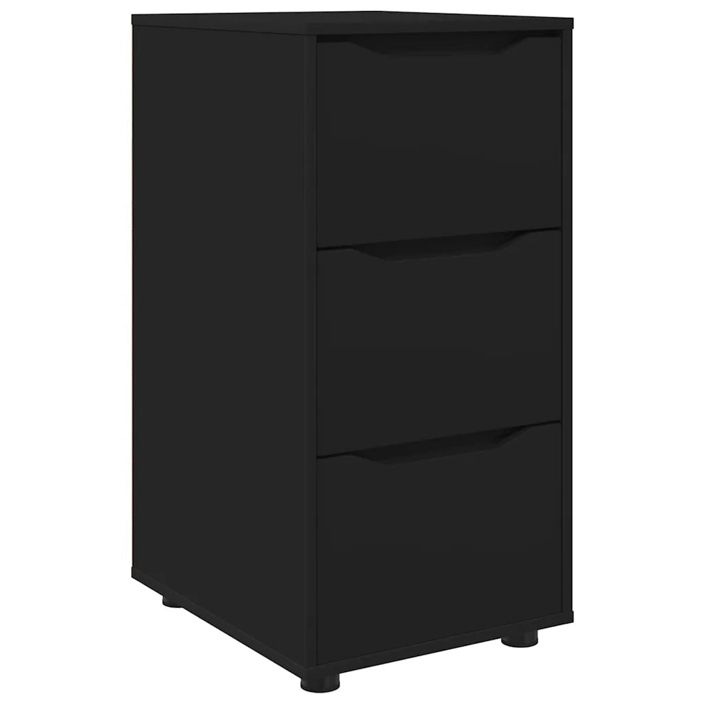 Armadio Nero 40 x 48 x 81 cm Legno multistrato