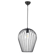5004/Sn - Lampadario In Sospensione Derna Col. Nero