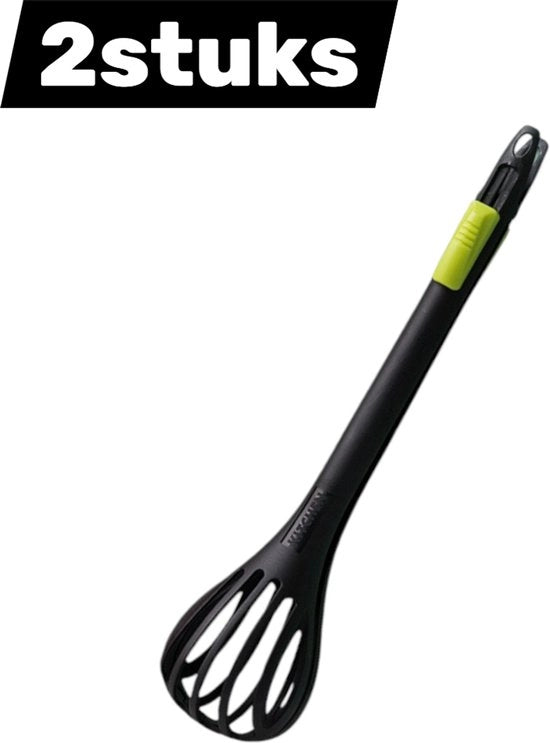 Set di tavola da cucina 2 in 1 - Multifunzionale - Impastatrice manuale - Adatto per utensili da cucina e accessori - Nero