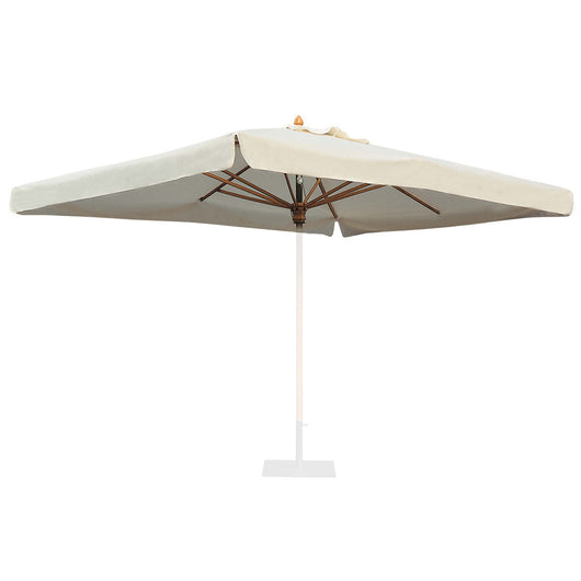 Telo Ricambio Ombrellone Jacobs 3x2 m – Poliestere 240 g/m² Ecrù, Trattamento Idrorepellente Antimacchia, Soffietto