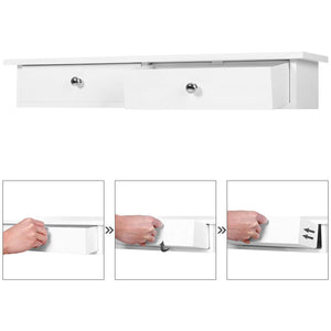 Valora MOBILE PENSILE CON CASSETTI MDF Bianco per Soggiorno