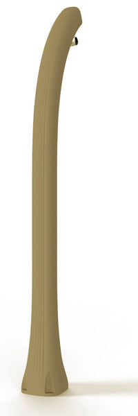 Doccia Solare da Giardino 28L Miscelatore Temporizzato Arkema Happy Beach Dove Grey