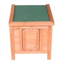 CONIGLIERA GABBIA PER PICCOLI ANIMALI CON TETTO APRIBILE IN LEGNO 51X42X43 CM