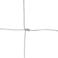 NO ROTOLO DI RETE PER RECINZIONE METALLICA ZINCATA DA 26.1M, ALTEZZA 1.2M, ARGENTO