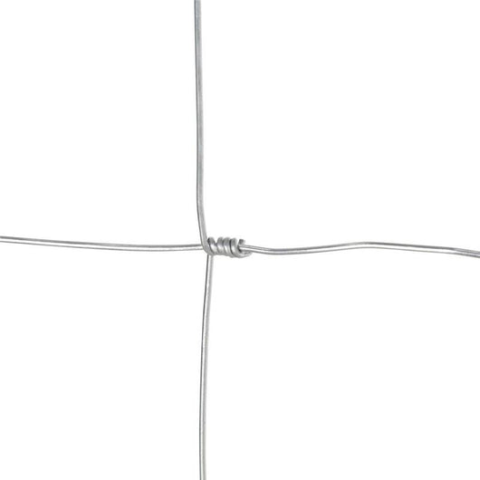 NO ROTOLO DI RETE PER RECINZIONE METALLICA ZINCATA DA 26.1M, ALTEZZA 1.2M, ARGENTO