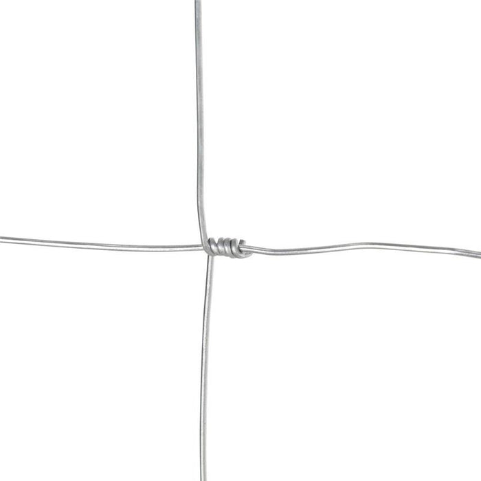 NO ROTOLO DI RETE PER RECINZIONE METALLICA ZINCATA DA 26.1M, ALTEZZA 1.2M, ARGENTO