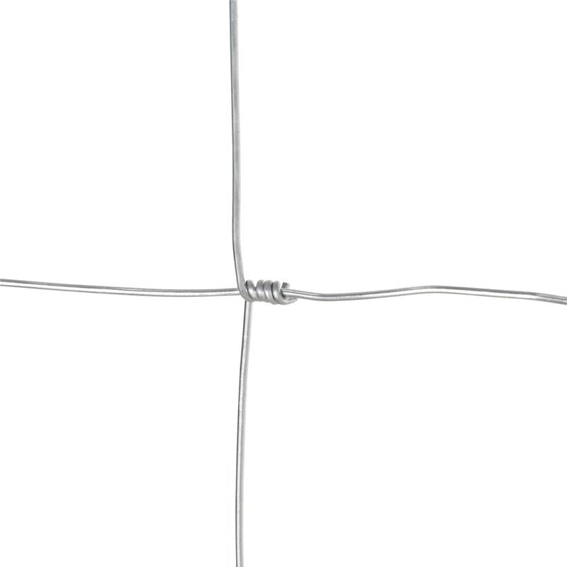 NO ROTOLO DI RETE PER RECINZIONE METALLICA ZINCATA DA 26.1M, ALTEZZA 1.2M, ARGENTO