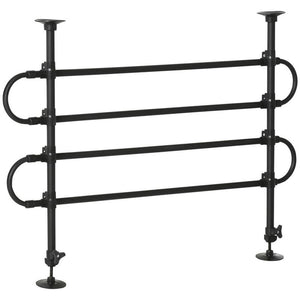 GRIGLIA DI PROTEZIONE REGOLABILE PER I ANIMALI DOMESTICI ADATTO A OGNI AUTO NERO