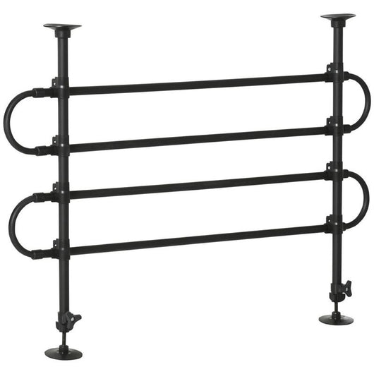 GRIGLIA DI PROTEZIONE REGOLABILE PER I ANIMALI DOMESTICI ADATTO A OGNI AUTO NERO