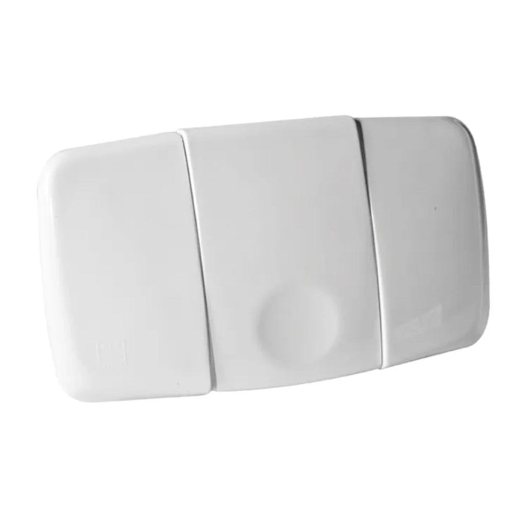 PLACCA 1 TASTO MECCANICA BIANCA   CO.E.S.COMPAGNIA EDIL SANITARI